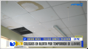 Colegios en alerta por filtraciones durante la temporada de lluvias en La Paz
