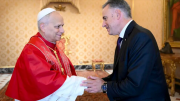 El Papa León XIV recibió al presidente Yamandú Orsi en el Vaticano