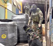 Can ´Vitto´ detecta marihuana oculta en tanques plásticos