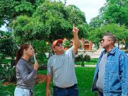 Alcalde de Ribas supervisó rehabilitación de la plaza victoriana