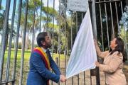Delegación venezolana reinaugura el Parque Simón Bolívar en Roma a 220 años del Juramento del Libertador