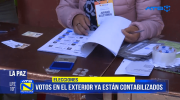 TSE concluye el conteo de votos en el exterior con más del 94% de votos válidos