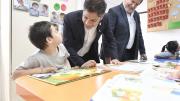 Axel Kicillof visitó la Escuela de Educación Especial N°5 de Pergamino