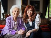 Estela de Carlotto cumple 95 años: Es una de esas personas imprescindibles en la historia de nuestro país, la saludó Cristina Kirchner