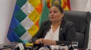 Vicepresidenta Choque exhorta a aprobar proyectos de ley pendientes en la recta final de la legislatura