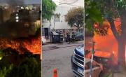 VIDEO.- Quema-contenedores y un raid infernal en las últimas horas en La Plata