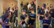 El video de la inesperada reacción de Franco Colapinto al ver a un nene con la camiseta de Boca