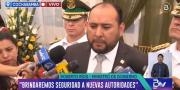 Gobierno define plan de seguridad y coordinación para la transmisión presidencial del 8 de noviembre