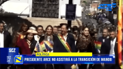 Críticas por la posible ausencia de Luis Arce en la transición presidencial