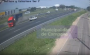VIDEO. Así fue el trágico accidente en la Panamericana a la altura de Campana: murieron cinco personas