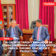 Alcalde y embajador de Corea coordinan acciones de apoyo para el turismo, educación y producción