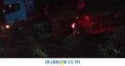 Ruta 7: un camión desbarrancó y el chofer quedó gravemente herido
