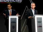 Debate: Paz y Quiroga se lanzan críticas, pero coinciden en respetar los resultados electorales