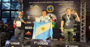 Santiago Flores, el sanjuanino que se consagró campeón mundial de powerlifting en Brasil