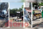 Impactante accidente protagonizó un camionero en el Parque Aguirre (Fotos y video)