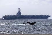 Creciente tensión con Venezuela: el Pentágono despliega en el Caribe el portaaviones USS Gerald Ford, el más grande de su flota