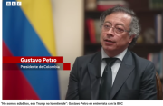 (VIDEO) No somos súbditos, eso Trump no lo entiende declaró Gustavo Petro en entrevista con la BBC