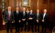 Milei cenó con la cúpula de JP Morgan y Quirno se mostró como canciller