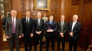 Javier Milei frente al CEO de J.P. Morgan: “Miren lo contento que estoy con el equipo económico que puse de canciller a alguien de ‘Toto’”