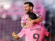 Messi marcó un doblete para Inter Miami que venció a Nashville y dio el primer paso en los playoffs