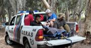 Video: rescatan a una mujer que se fracturó la pierna mientras hacía trekking en Ullum