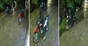 Video: delincuentes robaron en La Plata una moto estacionada a metros del Hospital Italiano