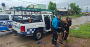Evacuaron en Berisso a una mujer con discapacidad a la que se le estaba inundando la casa