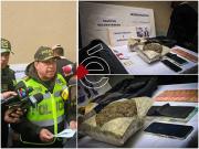 Aprehenden a distribuidor de droga, fue encontrado con más de un kilo de marihuana