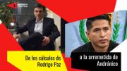 De los cálculos de Rodrigo Paz a la arremetida de Andrónico