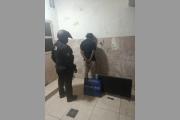 Un hombre fue demorado con un televisor robado tras un operativo en el sur de la ciudad