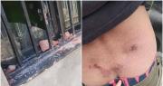 Violento conflicto vecinal en Caucete: rompieron los vidrios de una casa cuando una beba almorzaba
