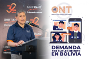 Trabajo remoto representa casi el 30 % de la demanda laboral en Bolivia, según estudio pionero del Observatorio Nacional del Trabajo de Unifranz