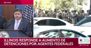 (VIDEO) Gobernador de Illinois acusa a agentes del ICE de excederse en sus funciones