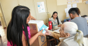 Con casi 102 años, la mamá del presidente del PJ local dijo presente y votó este domingo
