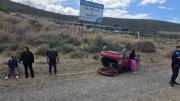 Perdió el control y volcó en el Cordón Forestal