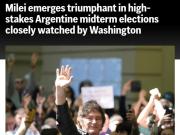 Repercusión mundial por la victoria de La Libertad Avanza: Milei emerge triunfante