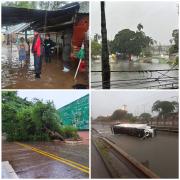 Lluvias inundan viviendas y ponen en riesgo hospitales