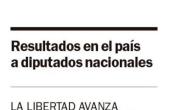 Elecciones 2025.- Sorpresivo triunfo libertario: ganó en la Provincia y en casi todo el país