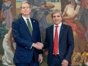 Caputo agradeció el respaldo de Estados Unidos y prometió: “Vamos con todo”