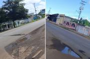 Denuncian que tráfico de transporte pesado dañó calles en El Roble por fuera en San Félix
