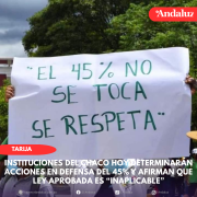 Instituciones del Chaco hoy determinarán acciones en defensa del 45% y afirman que Ley aprobada es “inaplicable”