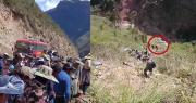 Accidente en la ruta Quillacollo-Morochata: un bus con pasajeros se embarranca y deja fallecidos y heridos