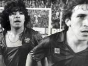 Subastan la camiseta rota del último partido de Maradona en Barcelona: una postal de la loca batalla campal contra Athletic de Bilbao en la final de la Copa del Rey