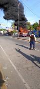 Se incendió transporte colectivo en Alfaragua