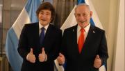 Netanyahu felicitó a Milei por la victoria en las elecciones legislativas