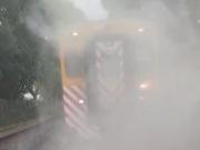 Demoras en la línea Urquiza de trenes por la presencia de humo en una formación