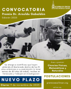 Convocatoria al Premio Dr. Arnoldo Gabaldón 2025