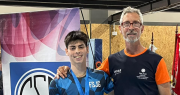Un gimnasta sanjuanino brilló y se lució con cuatro medallas en el Nacional de Rosario
