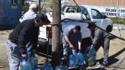 Indignados por escasez de agua bloquean cargaderos de camiones