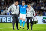 El Napolés se queda sin Kevin de Bruyne por una grave rotura muscular